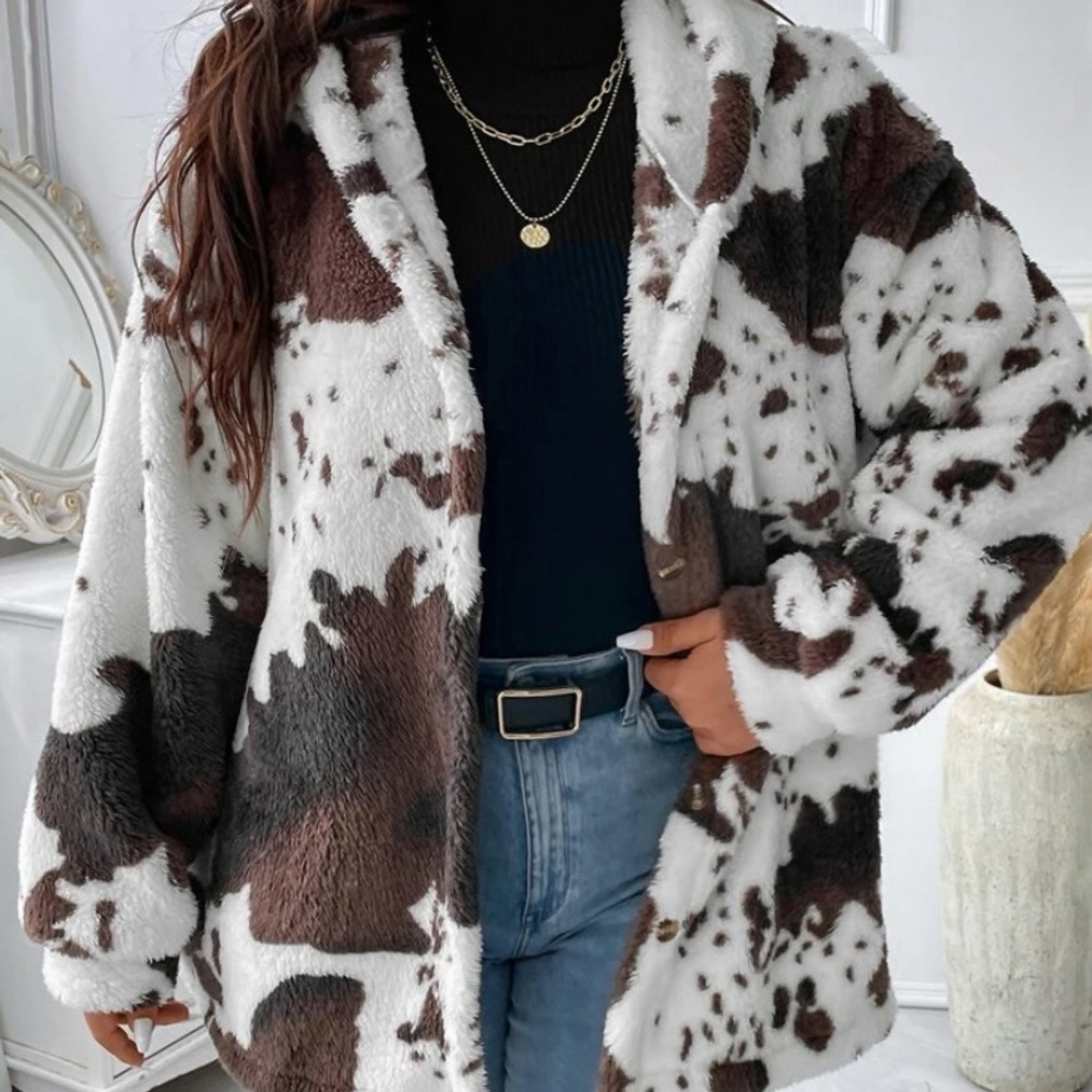 Cow Print Shacket